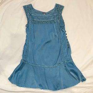 FREE PEOPLE Sleeveless Silk Blouse